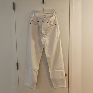 AGOLDE Off-White Tapered Jeans Size 27